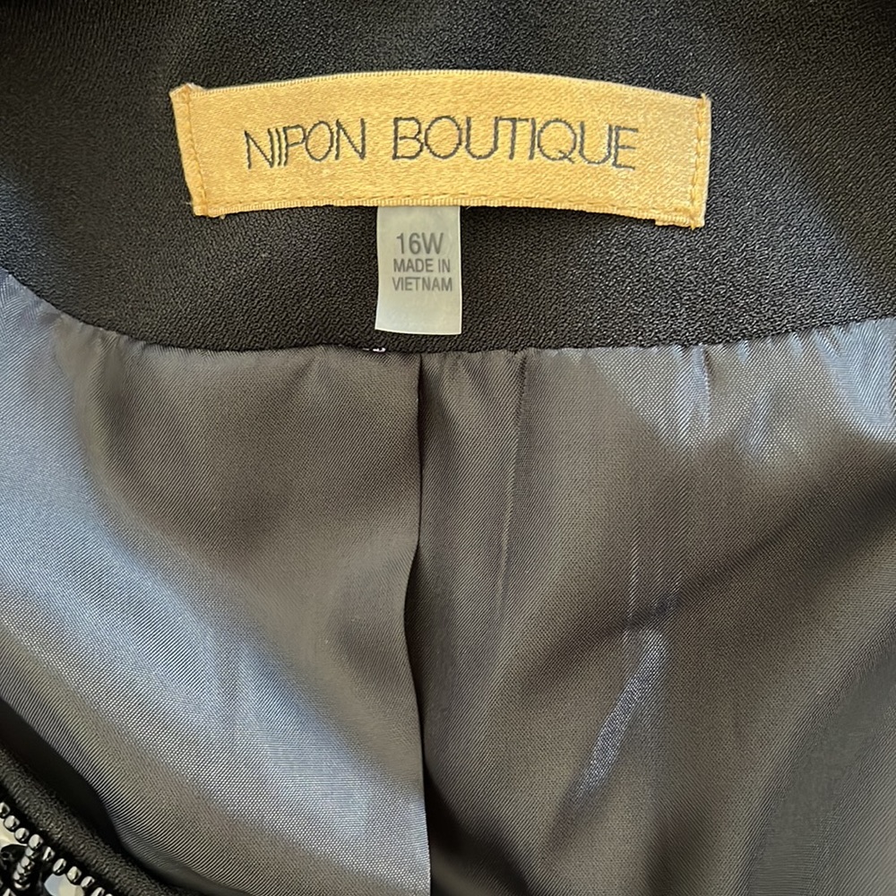 Dress and Blazer (2PC) - Black - Picture 6 of 10